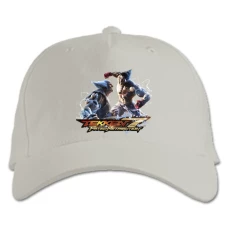 Baseball cap with Print Tekken Battle - white