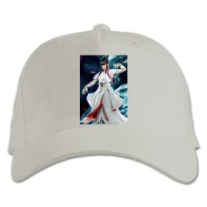 Baseball cap with Print Tekken Beautiful Girl - white