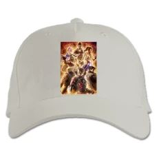 Baseball cap with Print Tekken Heroes - white