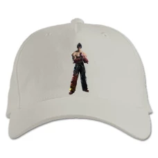 Baseball cap with Print Tekken Jin Kazama - white