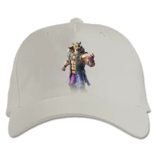 Baseball cap with Print Tekken King Hero - white