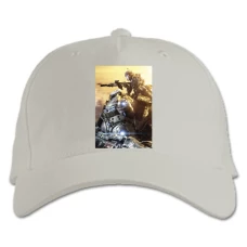 Baseball cap with Print Titanfall Theme Print - white