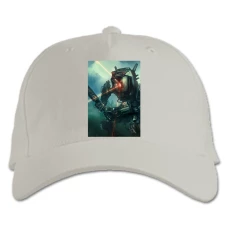 Baseball cap with Print Titanfall Robot - white