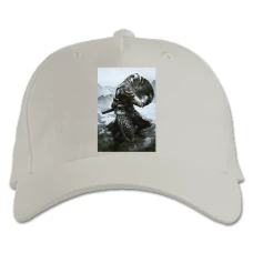 Baseball cap with Print The Elder Scrolls Powerful Hero - white