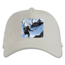Baseball cap with Print The Elder Scrolls Theme Print - white