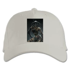 Baseball cap with Print The Elder Scrolls Theme Hero Girl - white