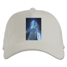 Baseball cap with Print The Elder Scrolls Ghost - white