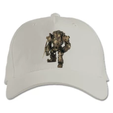 Baseball cap with Print The Elder Scrolls Dwemer Edition Print - white