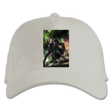 Baseball cap with Print The Last Of Us Theme - white