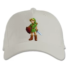 Baseball cap with Print The Legend Of Zelda Hero - white