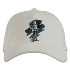 Baseball cap with Print The Legend Of Zelda Hero Print - white