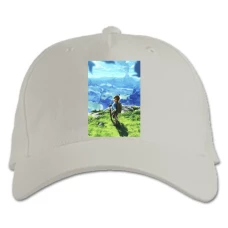 Baseball cap with Print The Legend Of Zelda Theme - white