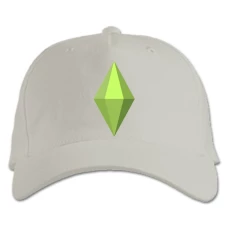 Baseball cap with Print The Sims Logo - white