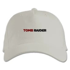 Baseball cap with Print Tomb Raider Logo - white