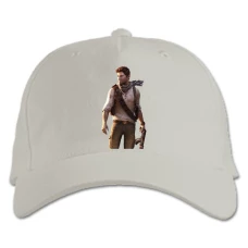 Baseball cap with Print Uncharted Hero Print - white