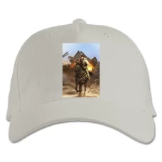 Baseball cap with Print Uncharted Theme - white