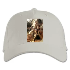 Baseball cap with Print Uncharted Theme Hero - white