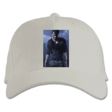 Baseball cap with Print Uncharted Theme Print Hero - white