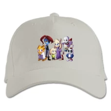 Baseball cap with Print Undertale Heroes - white
