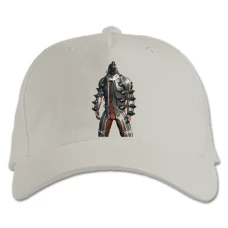 Baseball cap with Print Warframe Strong Hero - white