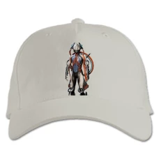 Baseball cap with Print Warframe Print Hero - white