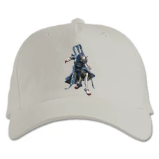 Baseball cap with Print Warframe Strong Hero Print - white
