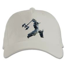 Baseball cap with Print Warframe Main Theme Print - white