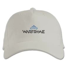Baseball cap with Print Warframe Logo - white