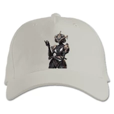 Baseball cap with Print Warframe Powerful Creature - white