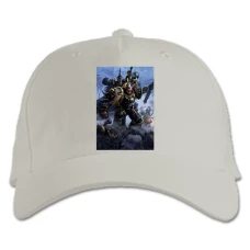 Baseball cap with Print Warhammer Theme - white