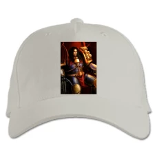 Baseball cap with Print Warhammer Strong Hero - white