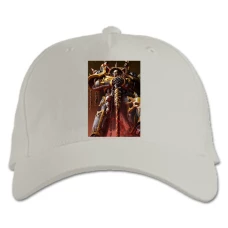 Baseball cap with Print Warhammer Powerful Hero - white