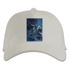Baseball cap with Print Warhammer Powerful Hero Print - white