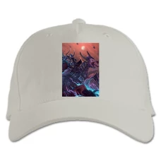 Baseball cap with Print Warhammer Creature - white