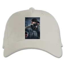 Baseball cap with Print Watch Dogs Hero Print - white