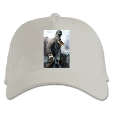 Baseball cap with Print Watch Dogs Print Hero - white