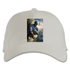 Baseball cap with Print Watch Dogs Theme Hero Print - white