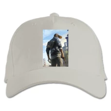 Baseball cap with Print Watch Dogs Main Hero - white