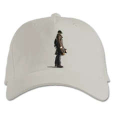 Baseball cap with Print Watch Dogs Man Hero - white