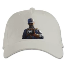 Baseball cap with Print Watch Dogs Main Hero Print - white