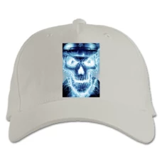 Baseball cap with Print Wolfenstein Print - white