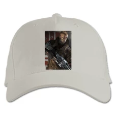 Baseball cap with Print Wolfenstein Hero - white