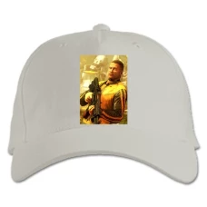 Baseball cap with Print Wolfenstein Hero Print - white