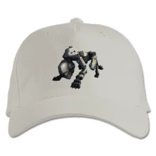 Baseball cap with Print Wolfenstein Creature - white