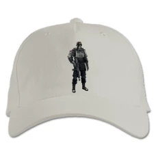 Baseball cap with Print Wolfenstein Theme Hero - white