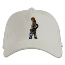 Baseball cap with Print The Witcher Triss Merigold Hero - white