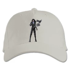 Baseball cap with Print The Witcher Yennefer Of Vengerberg Hero - white