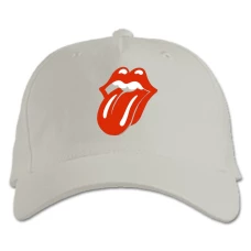 Baseball cap with Print The Rolling Stones - white