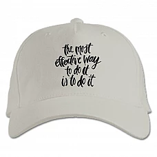 Baseball cap with Print The Most Effective Way To Do It - white