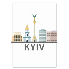 Блокнот А5 з принтом Київ -